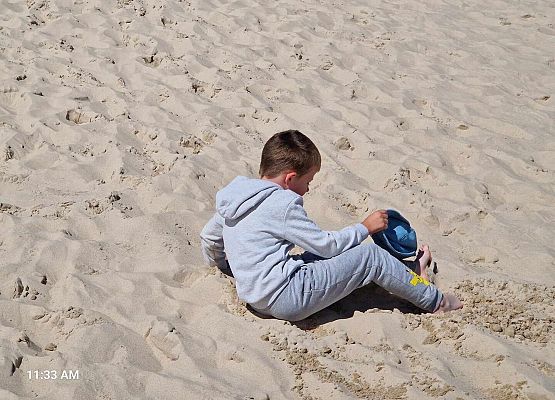 Grafika 32: Wycieczka do Rąbki i na wydmy ruchome klasy IB