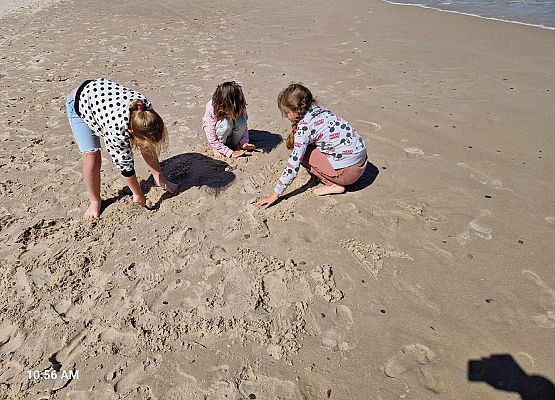 Grafika 38: Wycieczka do Rąbki i na wydmy ruchome klasy IB