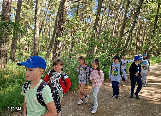 Grafika 44: Wycieczka do Rąbki i na wydmy ruchome klasy IB