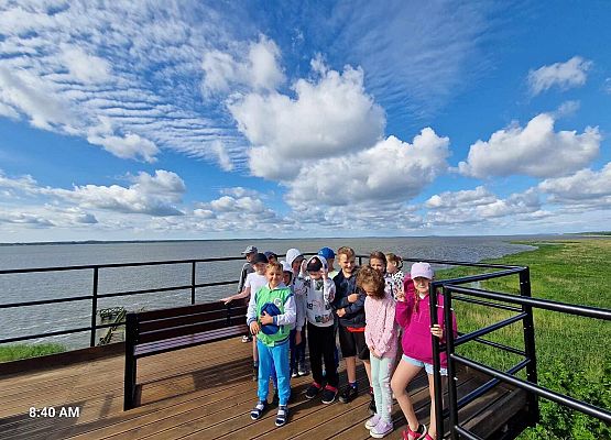 Grafika 77: Wycieczka do Rąbki i na wydmy ruchome klasy IB