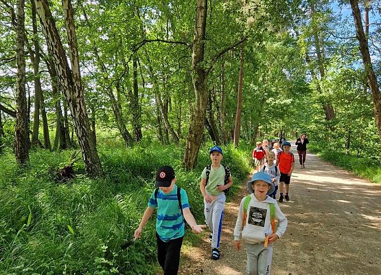 Grafika 85: Wycieczka do Rąbki i na wydmy ruchome klasy IB