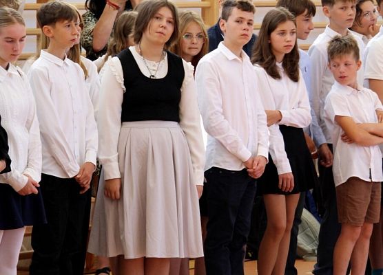 Grafika 74: Uroczysty apel z okazji rozpoczęcia roku szkolnego 2024/2025