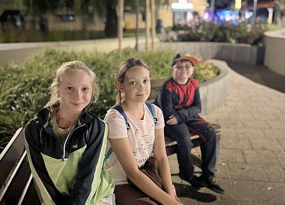 Grafika 4: Biwak kl. VA z lekcją geografii w tle