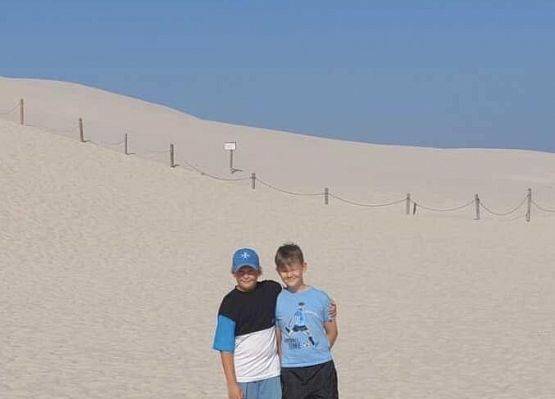 Grafika 11: Biwak kl. VA z lekcją geografii w tle