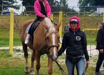 Grafika 14: Nasi wolontariusze z klas starszych SP Wicko wspierali organizację XV Olimpiady dla Osób z Niepełnosprawnościami w Charbrowie