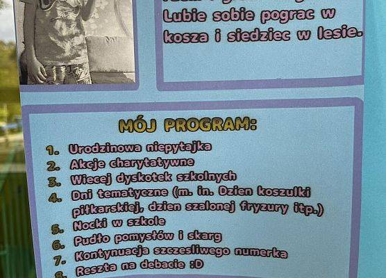 Grafika 7: Trwa kampania wyborcza do Samorządu Uczniowskiego