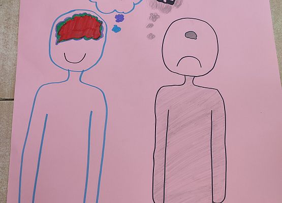 Grafika 7: Projekt "Przeczytane - Zapamiętane" - prezentujemy prace i działania zachęcające do czytania, wykonane przez naszych ósmoklasistów