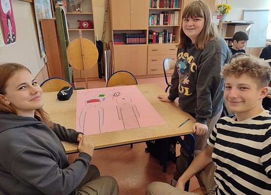 Grafika 4: Projekt "Przeczytane - Zapamiętane" - prezentujemy prace i działania zachęcające do czytania, wykonane przez naszych ósmoklasistów