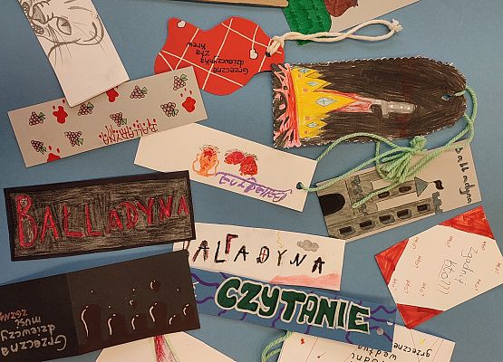 Grafika 10: Projekt "Przeczytane - Zapamiętane" - prezentujemy prace i działania zachęcające do czytania, wykonane przez naszych ósmoklasistów