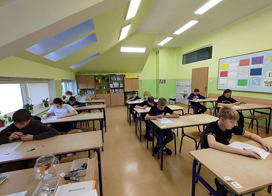 Grafika 1: Udział naszych uczniów w szkolnych eliminacjach Wojewódzkiego Konkursu Języka Polskiego