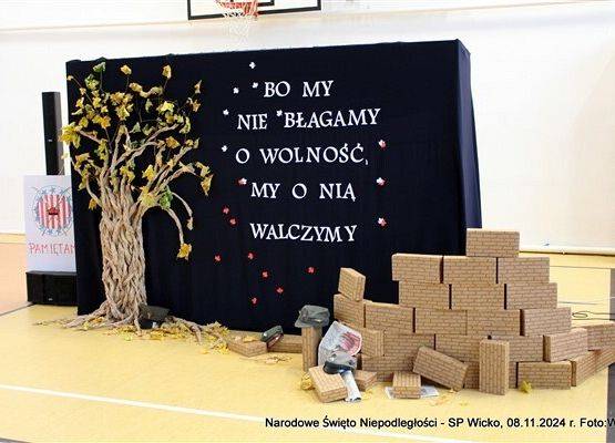 Grafika 2: Fotorelacja z uroczystego apelu z okazji Narodowego Święta Niepodległości, 08.11.2024