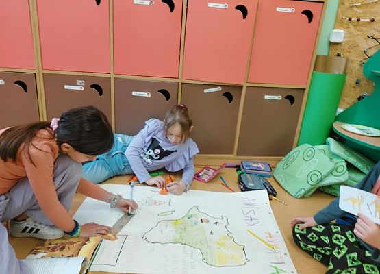 Grafika 2: Lektura "Afryka Kazika" tematem projektowych zajęć w klasie IIIA