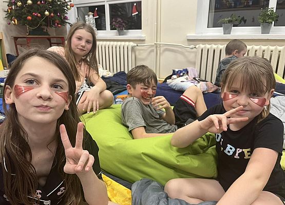 Grafika 5: "Nocka w szkole" klasy IVB