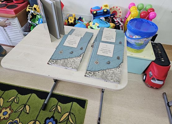 Grafika 9: Zajęcia czytelnicze dla przedszkolaków ze Szkoły Podstawowej w Maszewku