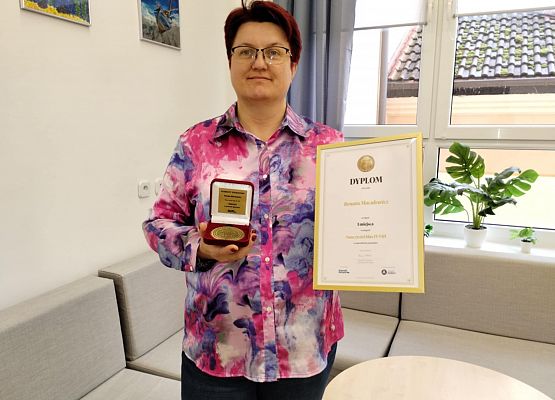 Grafika 2: Nauczycielem Roku podczas Gali "Dziennika Bałtyckiego" została nasza nauczycielka, Pani Renata Maculewicz
