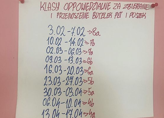 Grafika 5: Zbieramy butelki i puszki w ramach konkursu "Segreguję, nie marnuję”