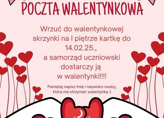 Grafika 1: Szkolna Poczta Walentynkowa