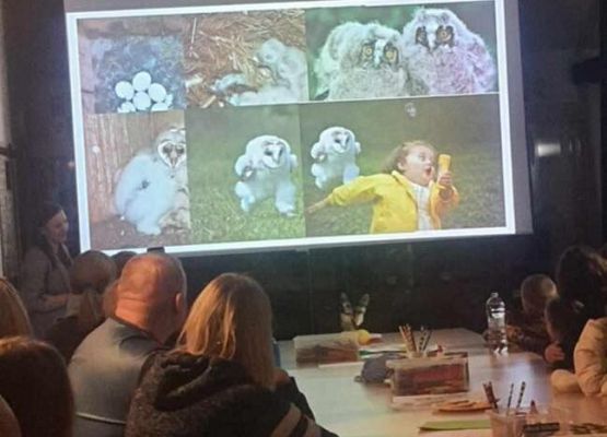 Grafika 4: Uczniowie Szkoły Podstawowej w Wicku na Nocy Sów!