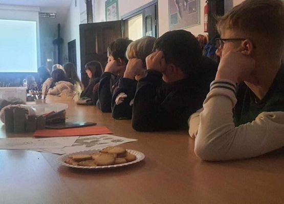 Grafika 17: Uczniowie Szkoły Podstawowej w Wicku na Nocy Sów!