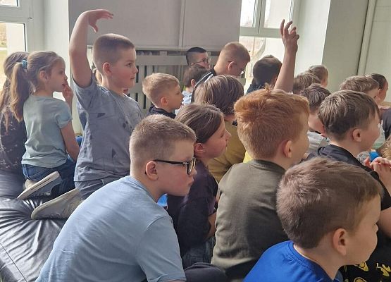 Grafika 16: Spotkanie z rekolekcjonistą w ramach rekolekcji wielkopostnych w SP Wicko