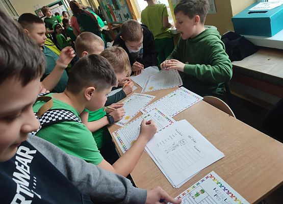 Grafika 7: Obchody Dnia św. Patryka w naszej szkole