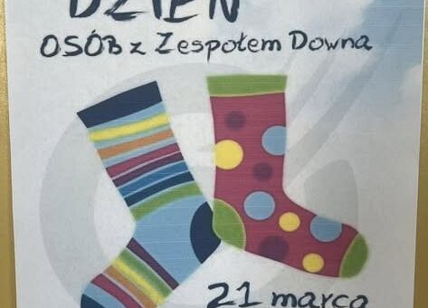 Grafika 2: Jutro Dzień Kolorowej Skarpetki oraz Dzień Postaci z Bajek