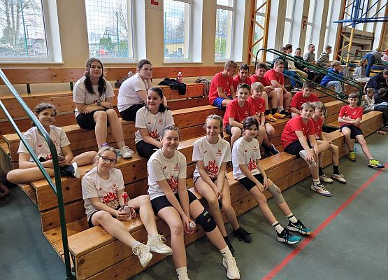 Grafika 6: II miejsce w powiecie naszej reprezentacji dziewcząt młodszych!