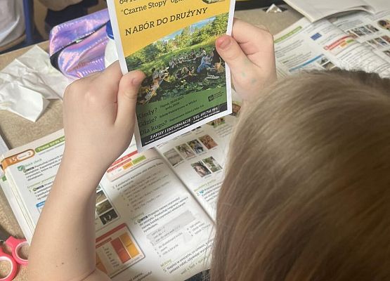 Grafika 1: Odwiedziny harcerzy z 64. Harcerskiej Drużyny „Czarne Stopy”