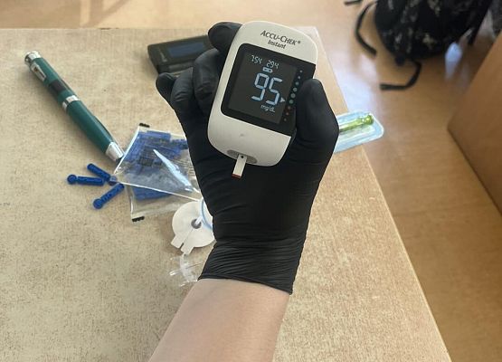 Grafika 14: Wykład uczniów Rolniczaka na temat cukrzycy dla klas VII-VIII SP Wicko