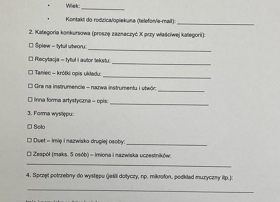 Grafika 2: Patriotyczny Mam Talent w SP Wicko! 