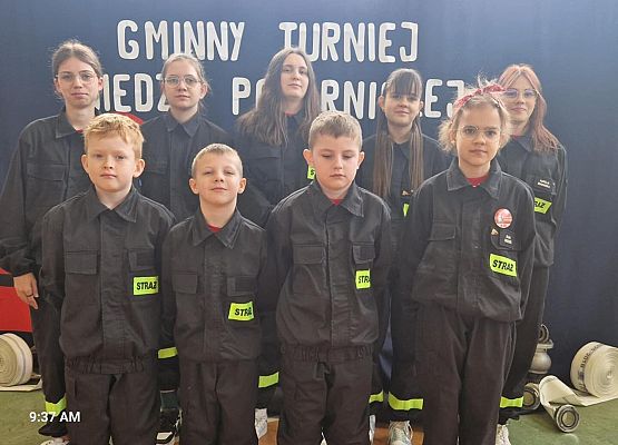 Grafika 7: Nasi uczniowie brali udział w Gminnych Eliminacjach do Ogólnopolskiego Turnieju Wiedzy Pożarniczej w SP w Szczenurzy