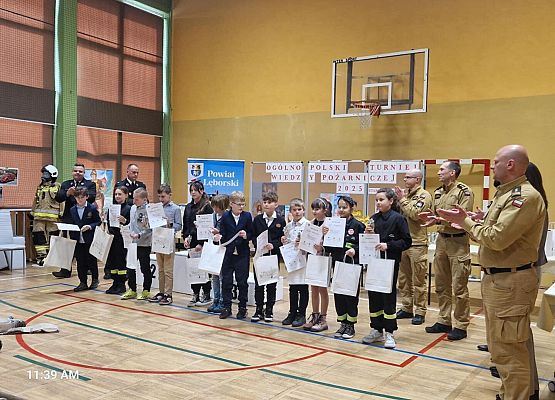 Grafika 2: Powiatowy etap Turnieju Wiedzy Pożarniczej 2025