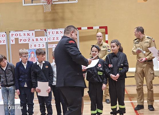 Grafika 3: Powiatowy etap Turnieju Wiedzy Pożarniczej 2025