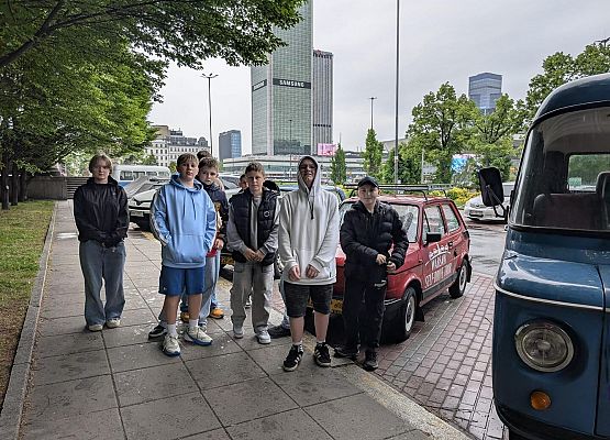 Grafika 11: Nasi uczniowie na projektowej wycieczce do Warszawy