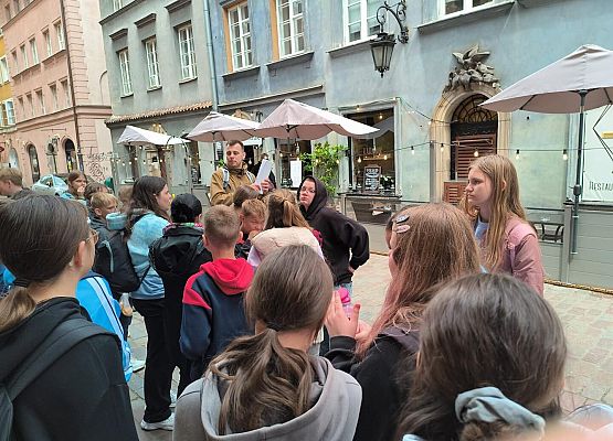 Grafika 15: Nasi uczniowie na projektowej wycieczce do Warszawy