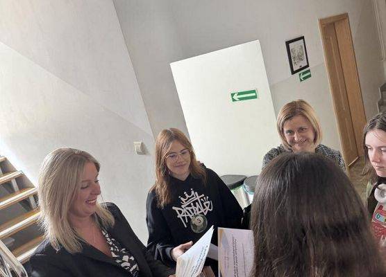 Grafika 7: Wizyta uczniów klasy VIIIa w Urzędzie Gminy Wicko