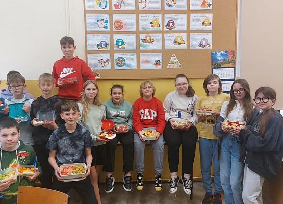 Grafika 19: Klasa VA uczestniczy w programie "Trzymaj Formę”