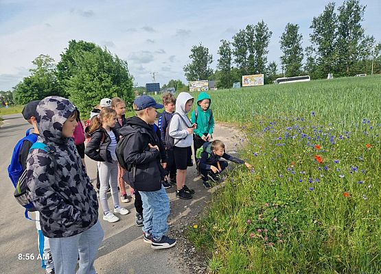 Grafika 8: Kreatywne zabawy w plenerze - zajęcia klasy IIB
