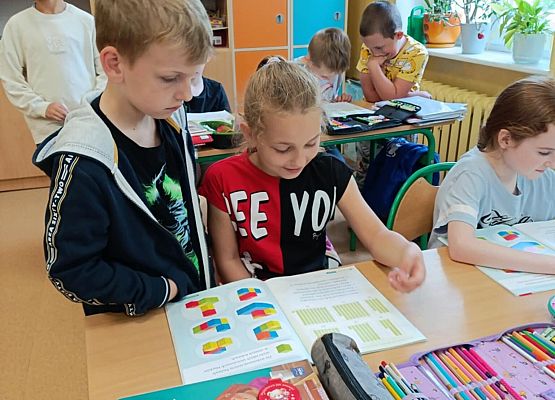 Grafika 5: Odwiedziny przedszkolaków z Wicka w naszej szkole