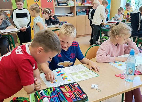 Grafika 8: Odwiedziny przedszkolaków z Wicka w naszej szkole