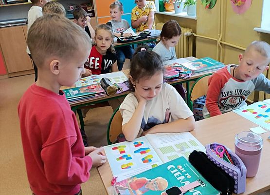 Grafika 12: Odwiedziny przedszkolaków z Wicka w naszej szkole