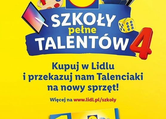 Grafika 1: Szkoła pełna talentów - zbieramy Talenciaki dla SP Wicko