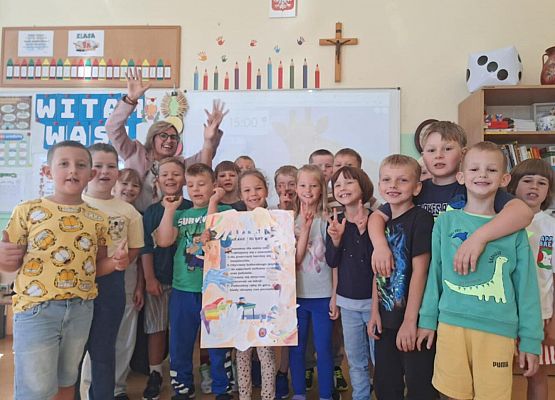 Grafika 1: Pierwszaki stworzyły swój regulamin postępowania i zachowania