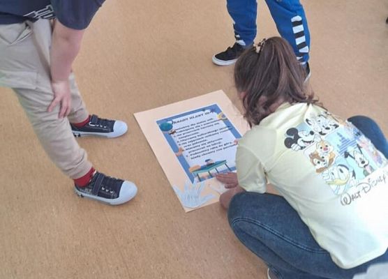 Grafika 3: Pierwszaki stworzyły swój regulamin postępowania i zachowania