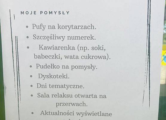 Grafika 8: Debata kandydatów do Samorządu Uczniowskiego 