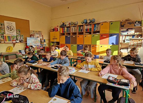 Grafika 4: Zajęcia z Panem Empatią w kl. IIIB w ramach Tygodnia Przeciwdziałania Przemocy i Budowania Relacji