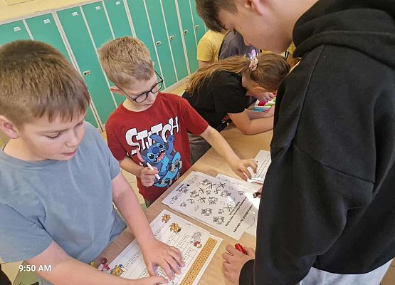 Grafika 54: Światowe Dni Tabliczki Mnożenia w Szkole Podstawowej im. Jana Brzechwy w Wicku