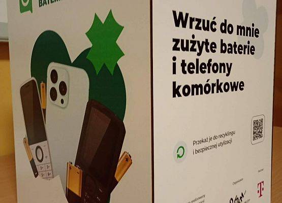 Grafika 1: Zbieramy baterie i stare telefony!