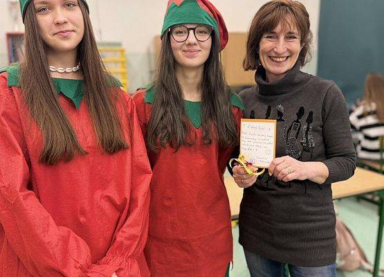 Grafika 25: Świąteczna niespodzianka w naszej szkole!