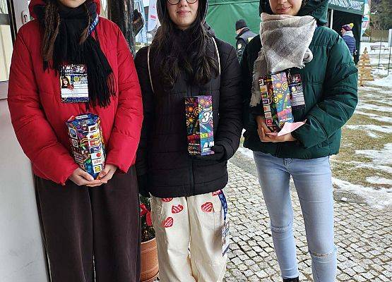 Grafika 4: Podziękowania dla naszych uczniów - wolontariuszy tegorocznej WOŚP